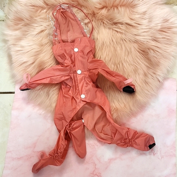 Brand New ZUNEA WATERPROOF DOG RAINCOAT W/HOOD FOR SMALL BREED-M - Picture 1 of 6
